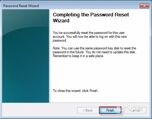创建免费的Windows 7 / XP / Vista密码重置磁盘