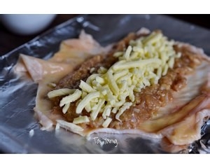 芝士烤鸡卷的做法