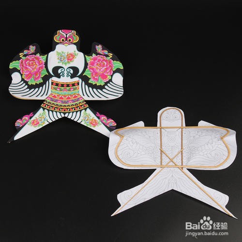 如何给风筝填色