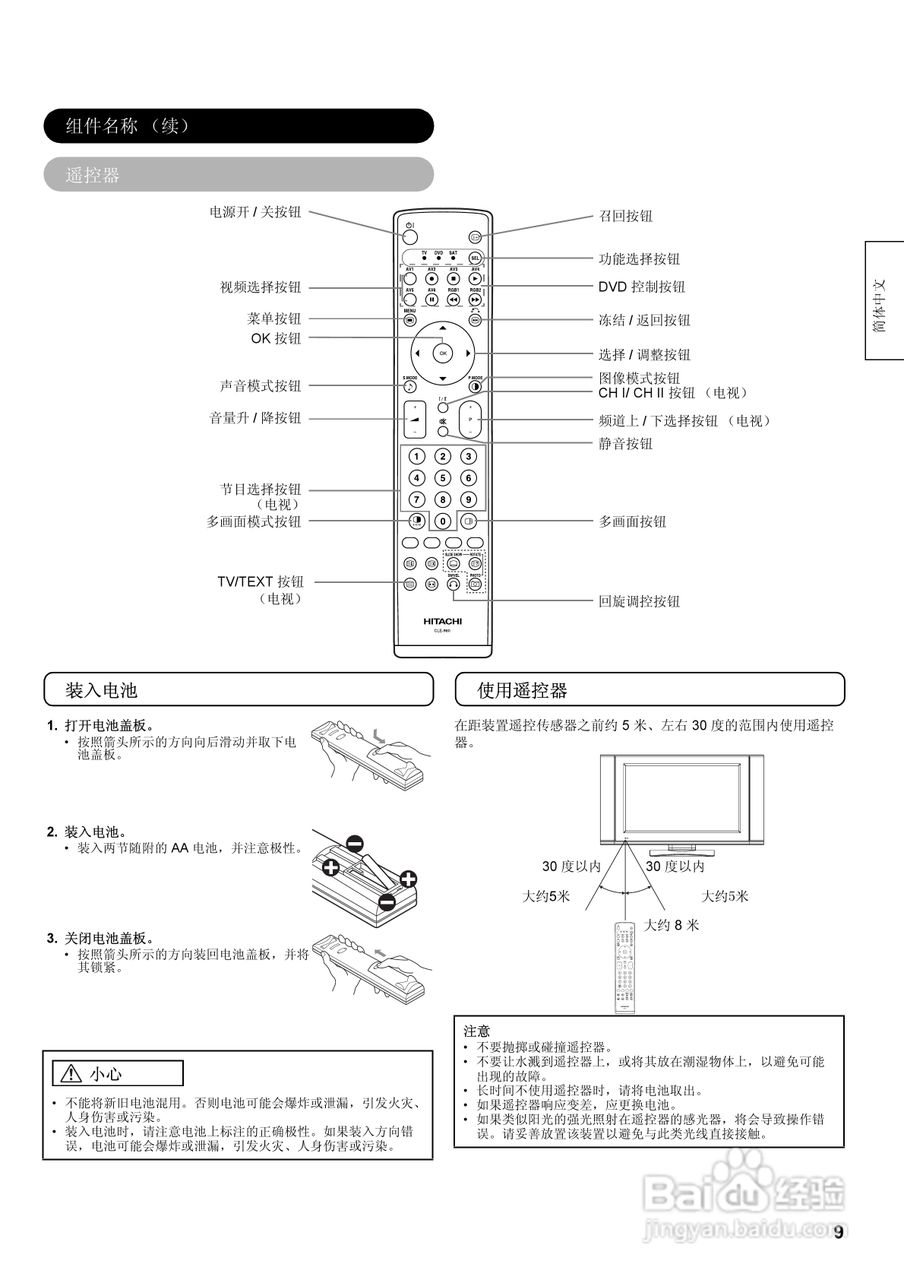 日立32液晶彩色电视接收机说明书:[2]