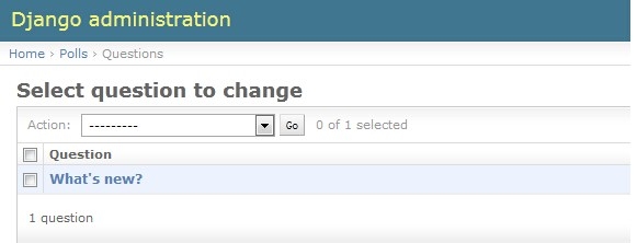 Django1.7中文入门教程：[11]修改admin页面