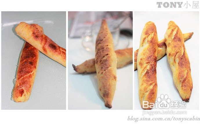 让我们见证丑小鸭到白天鹅的美丽蜕变----用小烤箱历经三次实验成功的迷人法棍