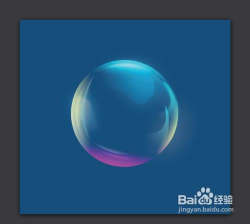 Photoshop绘制一枚泡泡里面的选项图标教程