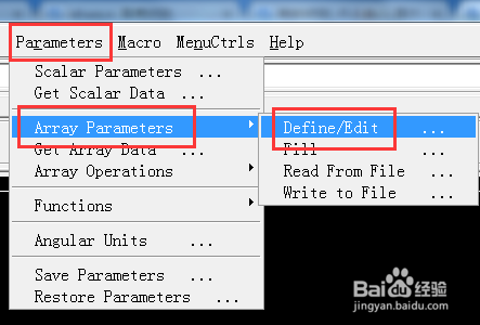 Ansys如何定义参数变量导入数据文件？