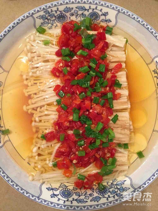 剁椒金针菇的做法