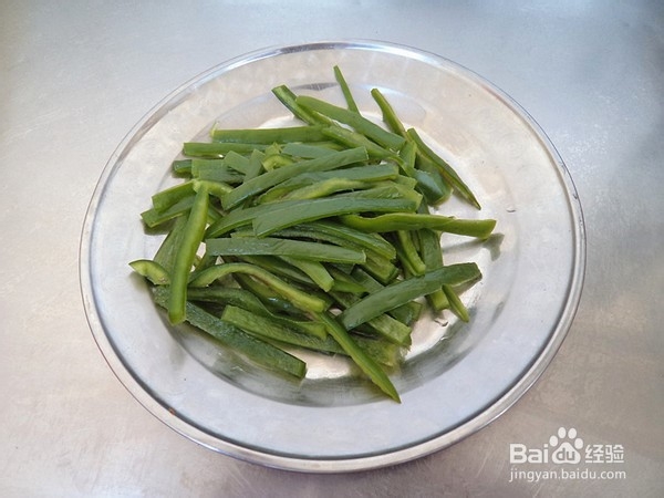 美味青椒白肉丝