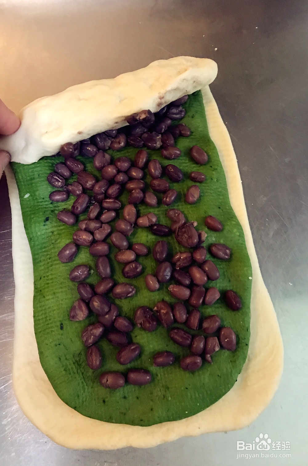 宝宝也爱吃的抹茶红豆吐司