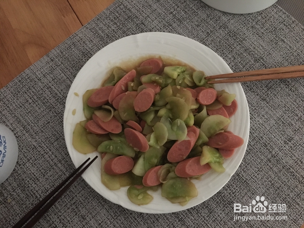 水果黄瓜清炒火腿肠怎么做才好吃？