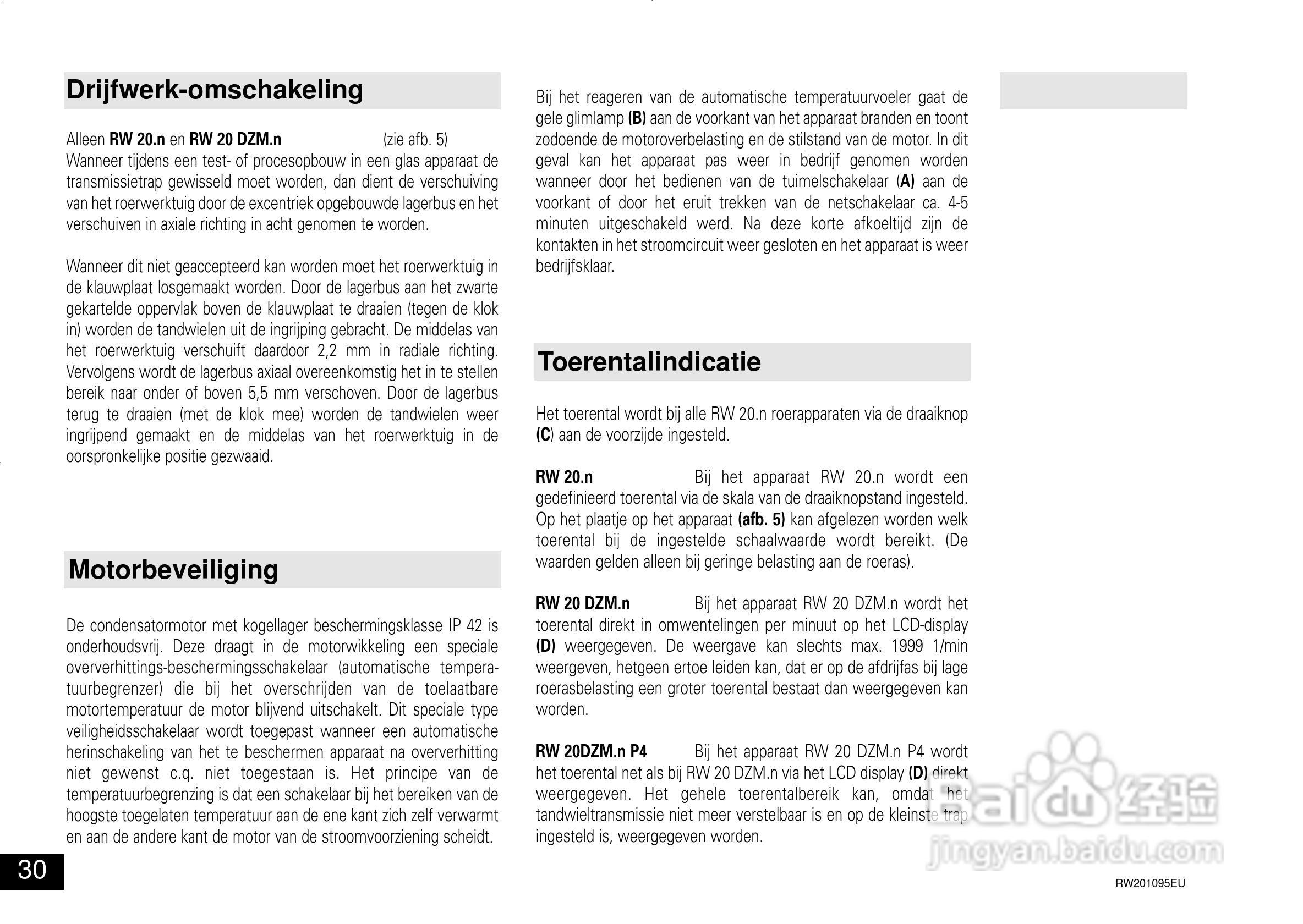 IKA RW 20 DZM.n 顶置式机械搅拌器使用说明书:[3]