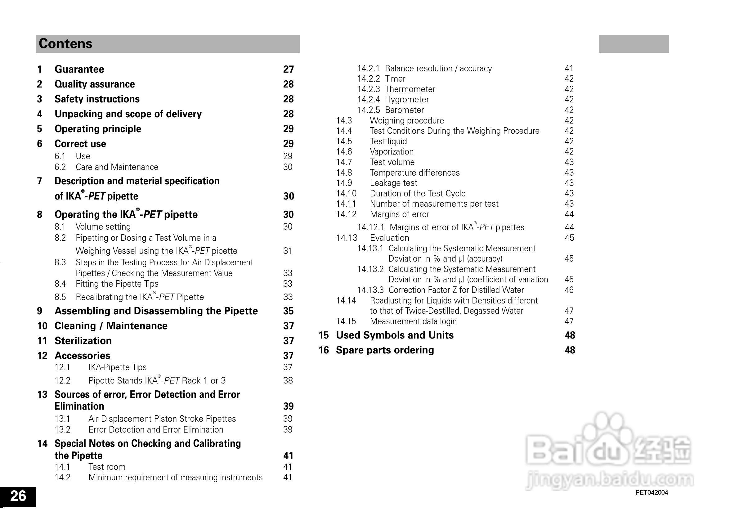 IKA IKA®-PET 100µl 定量移液器使用说明书:[3]