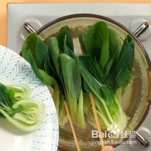 家常香菇油菜的做法