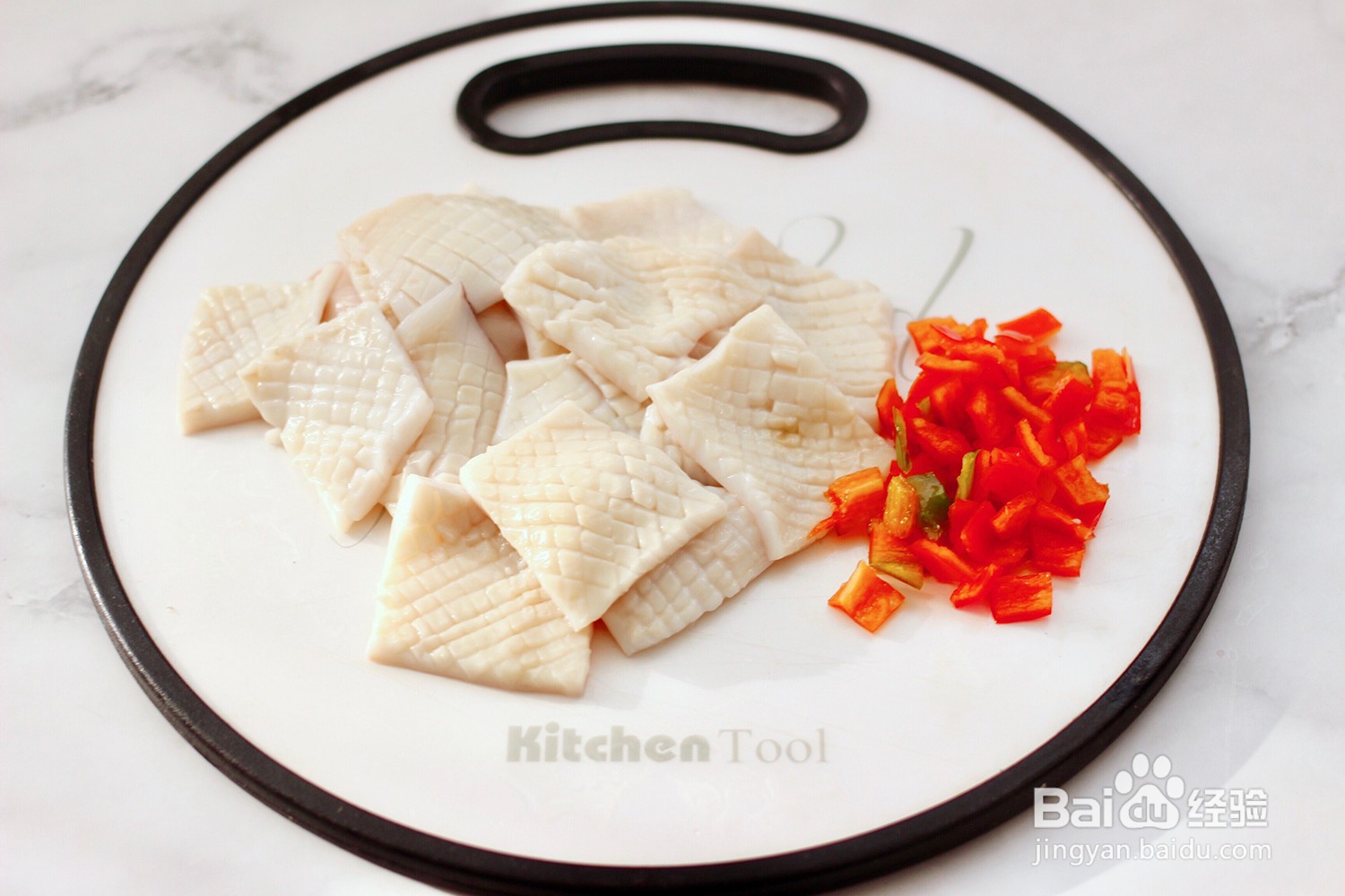 鱿鱼卷西兰花怎么做