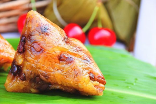 双豆粽和蜜枣粽和碱水粽