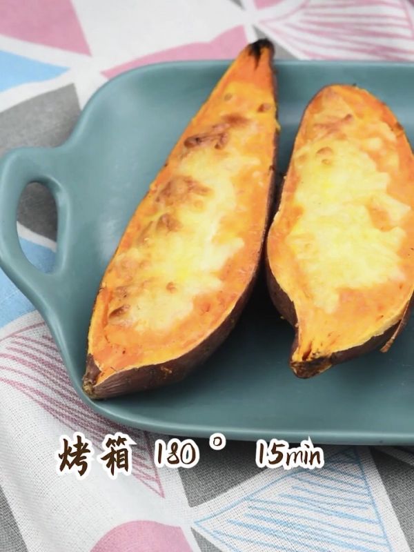 蛋香芝士焗红薯