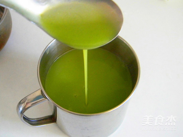 抹茶味布丁的做法