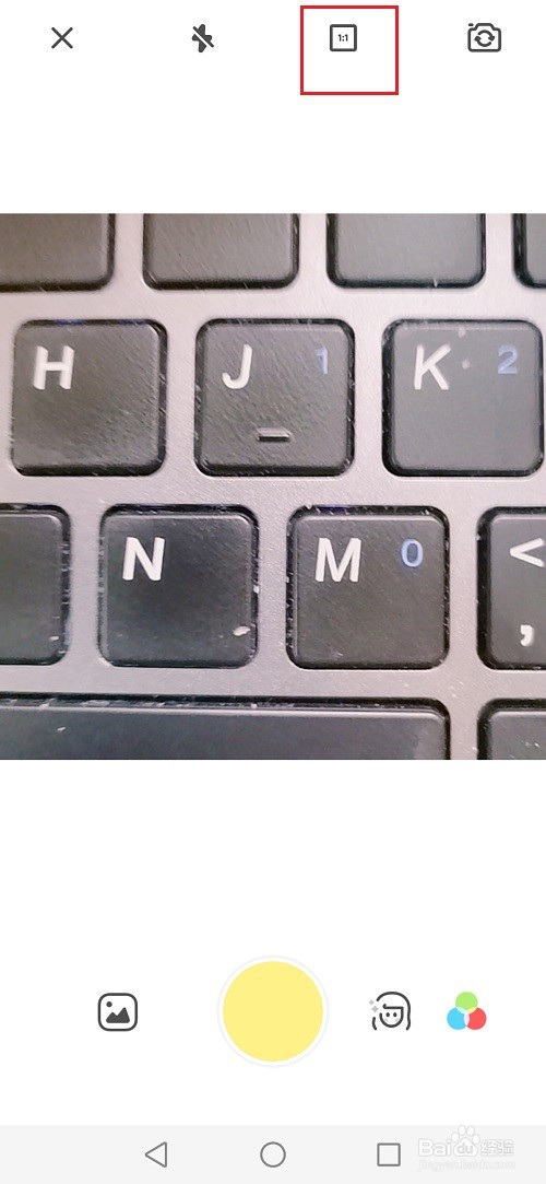 黄油相机怎么设置照片比例