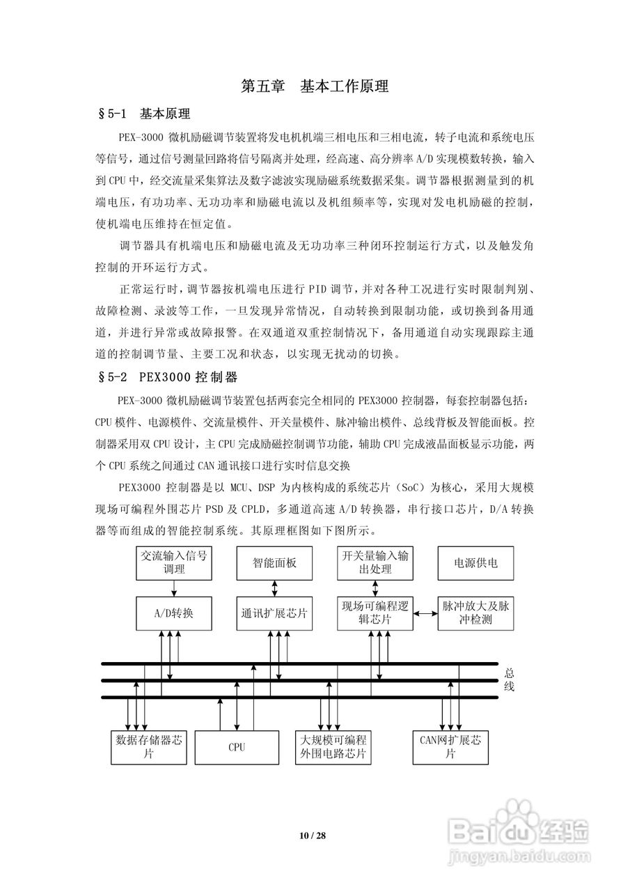 鹏智PEX-3000微机励磁调节装置说明书:[2]