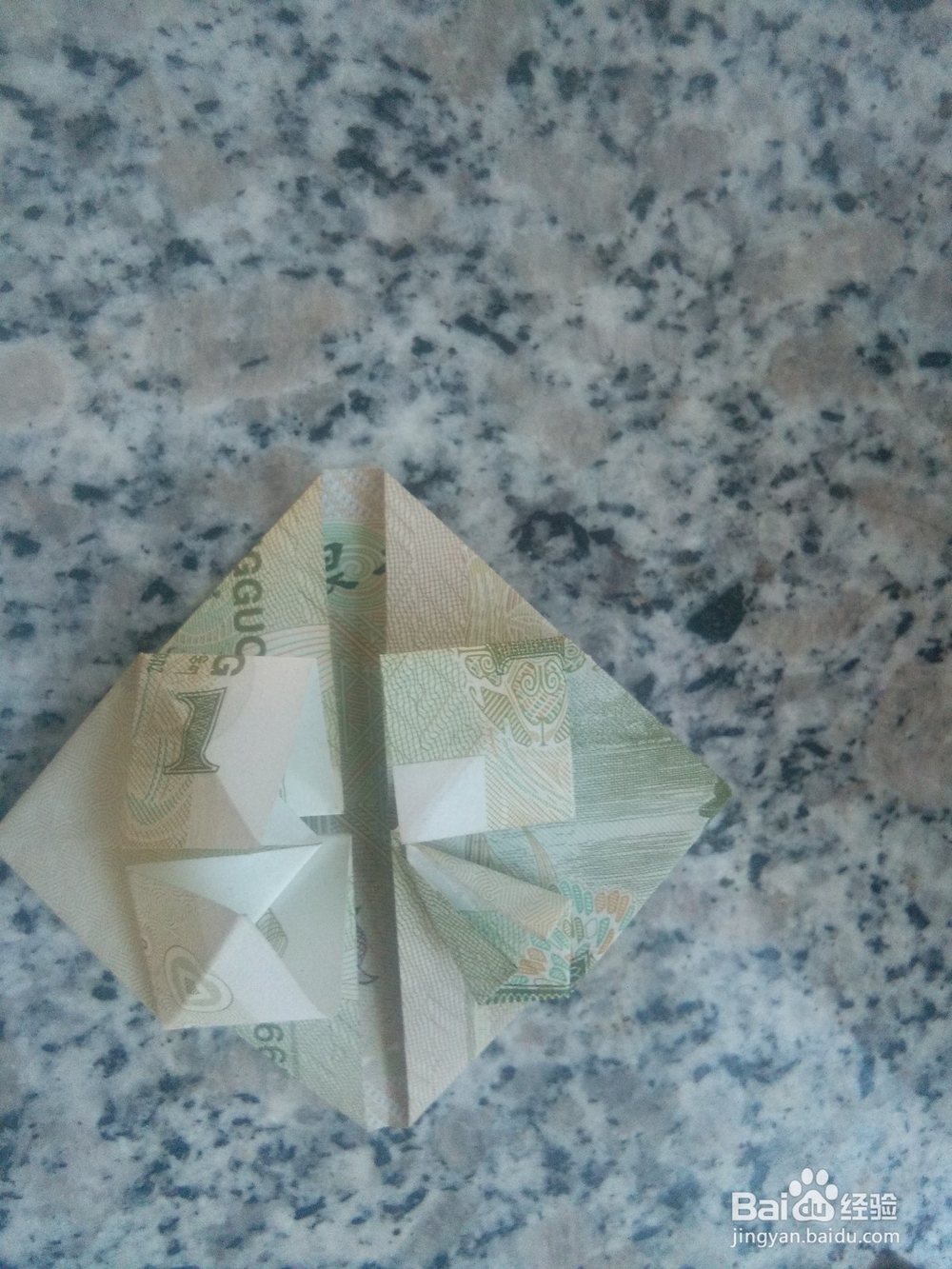 怎样用钱手工折心形