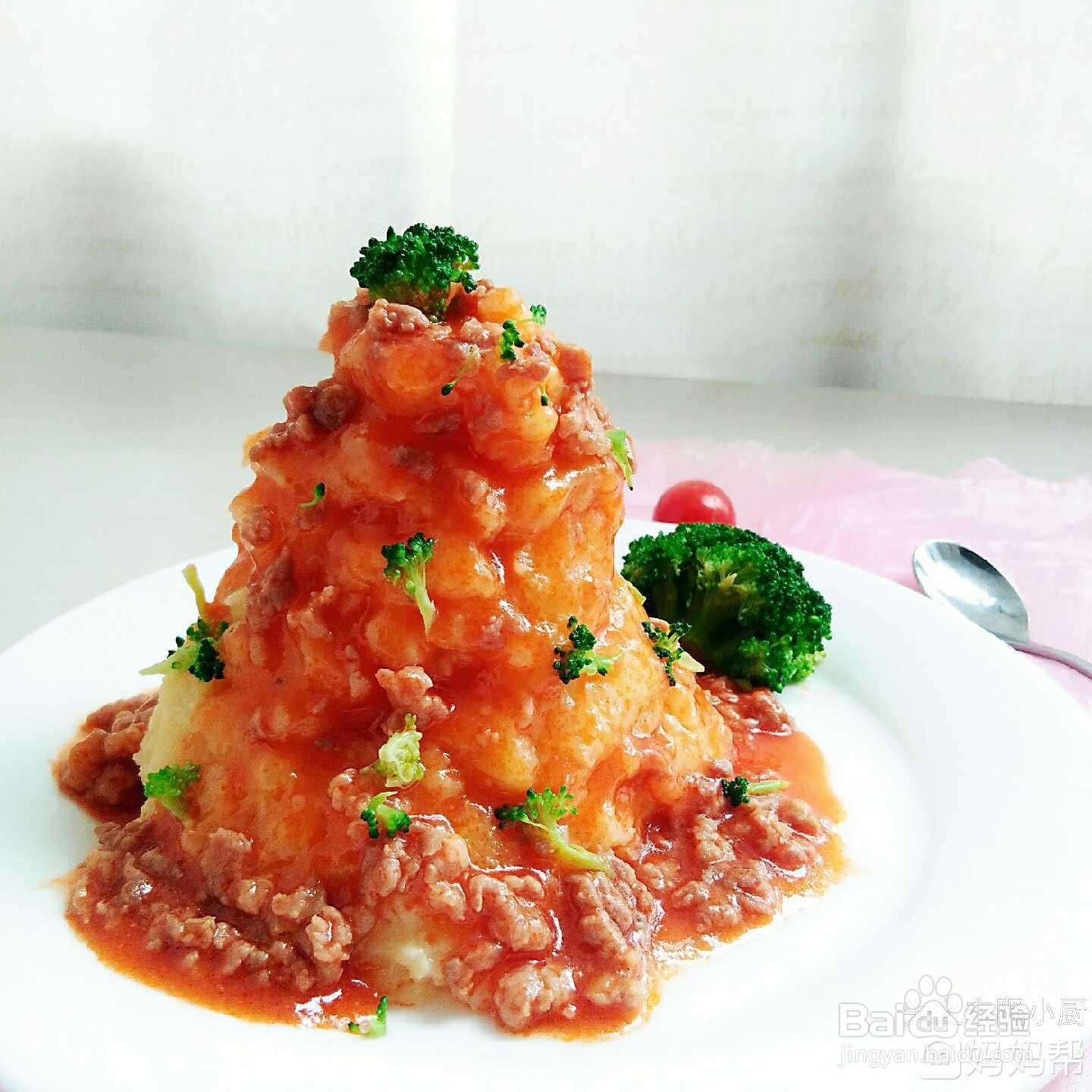 抖音超火的的网红火山土豆泥怎么做的