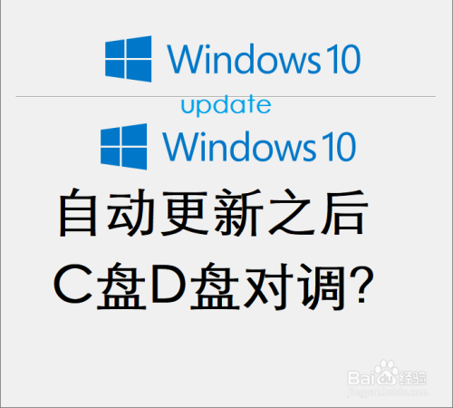 Win10大版本更新后,C盘和其他盘调换是因为什么?