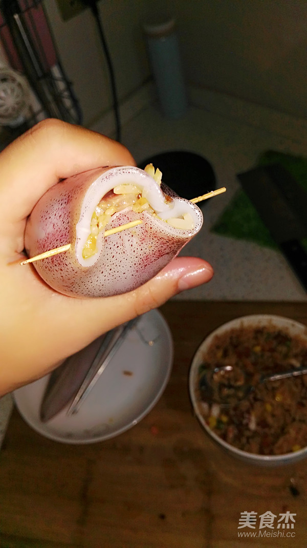 鱿鱼包饭的做法