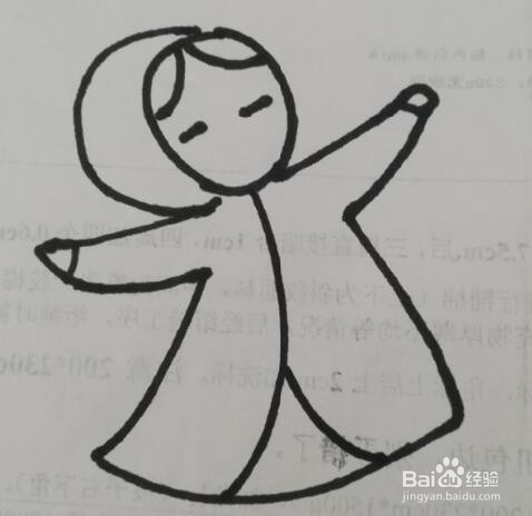 小女孩的画法 小女孩的简笔画