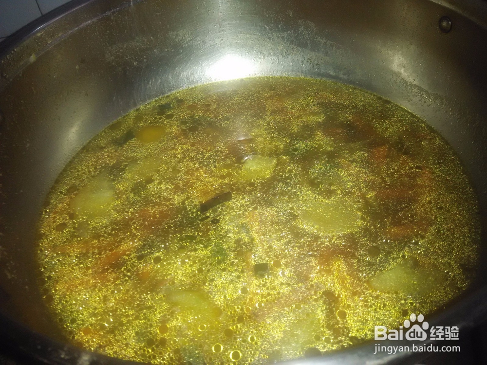 爆香紫菜土豆黄柿子汤