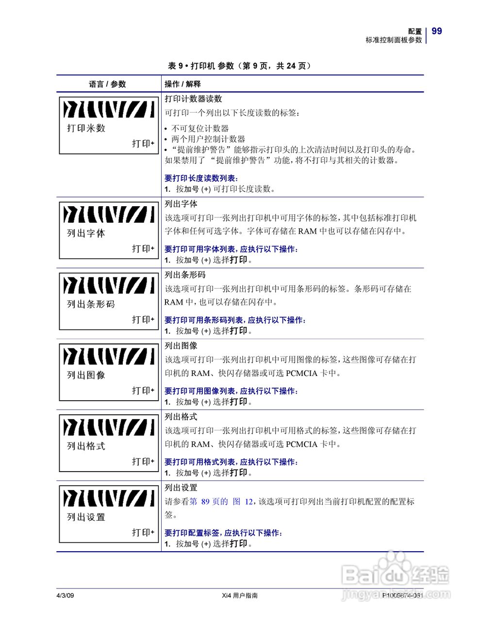 斑马110Xi4打印机使用说明书:[10]