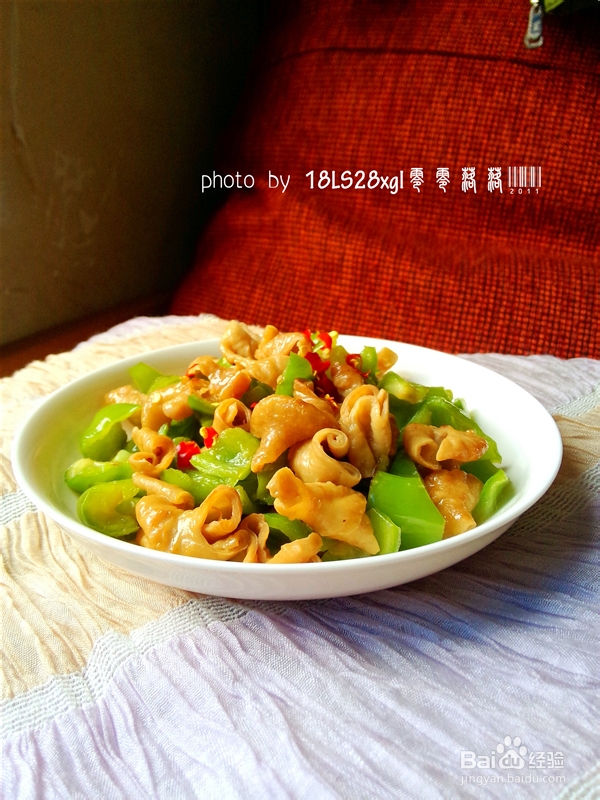 家常菜:尖椒肥肠