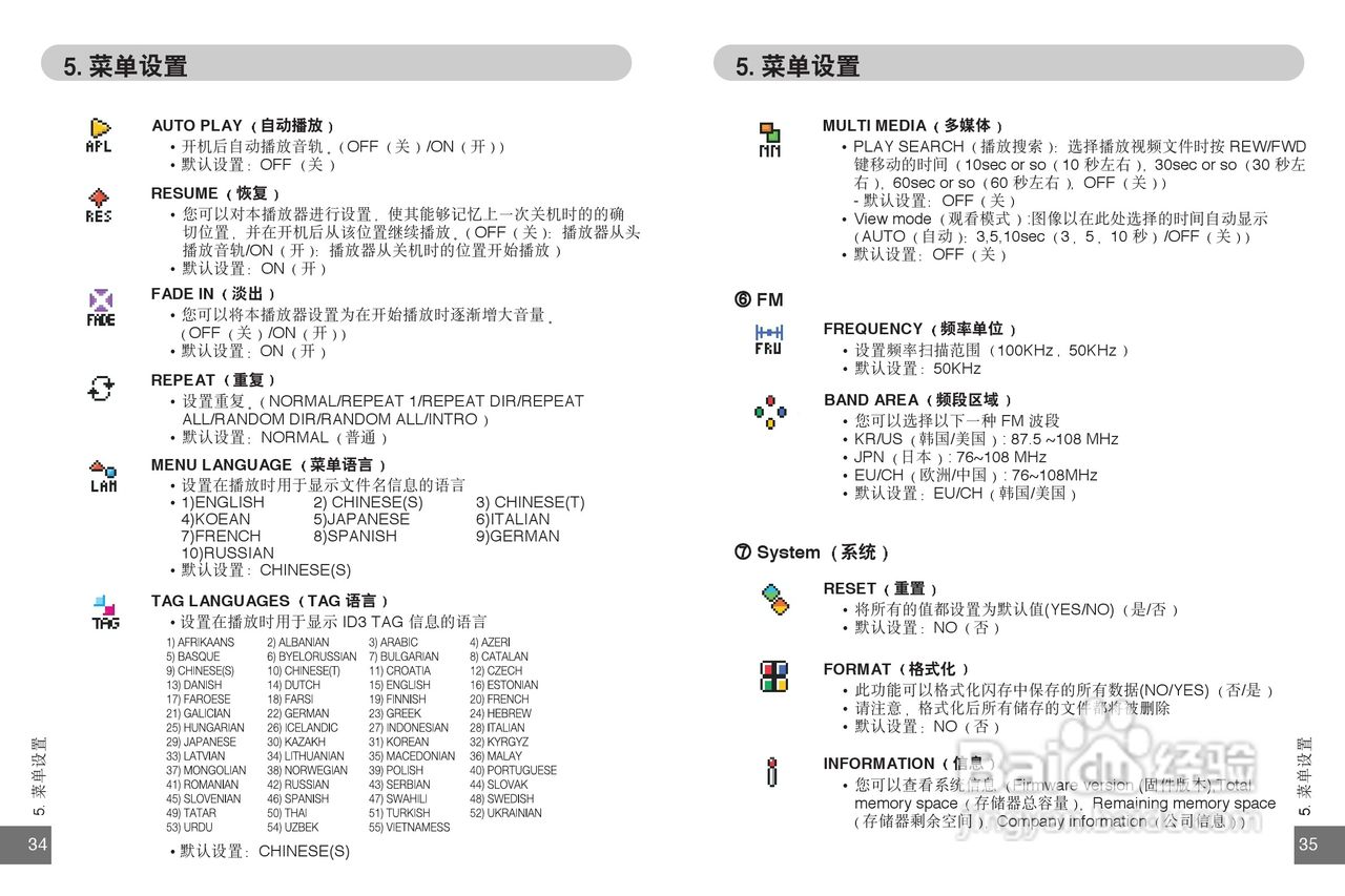 海尔MAF-V60 MP3播放器使用说明书:[2]