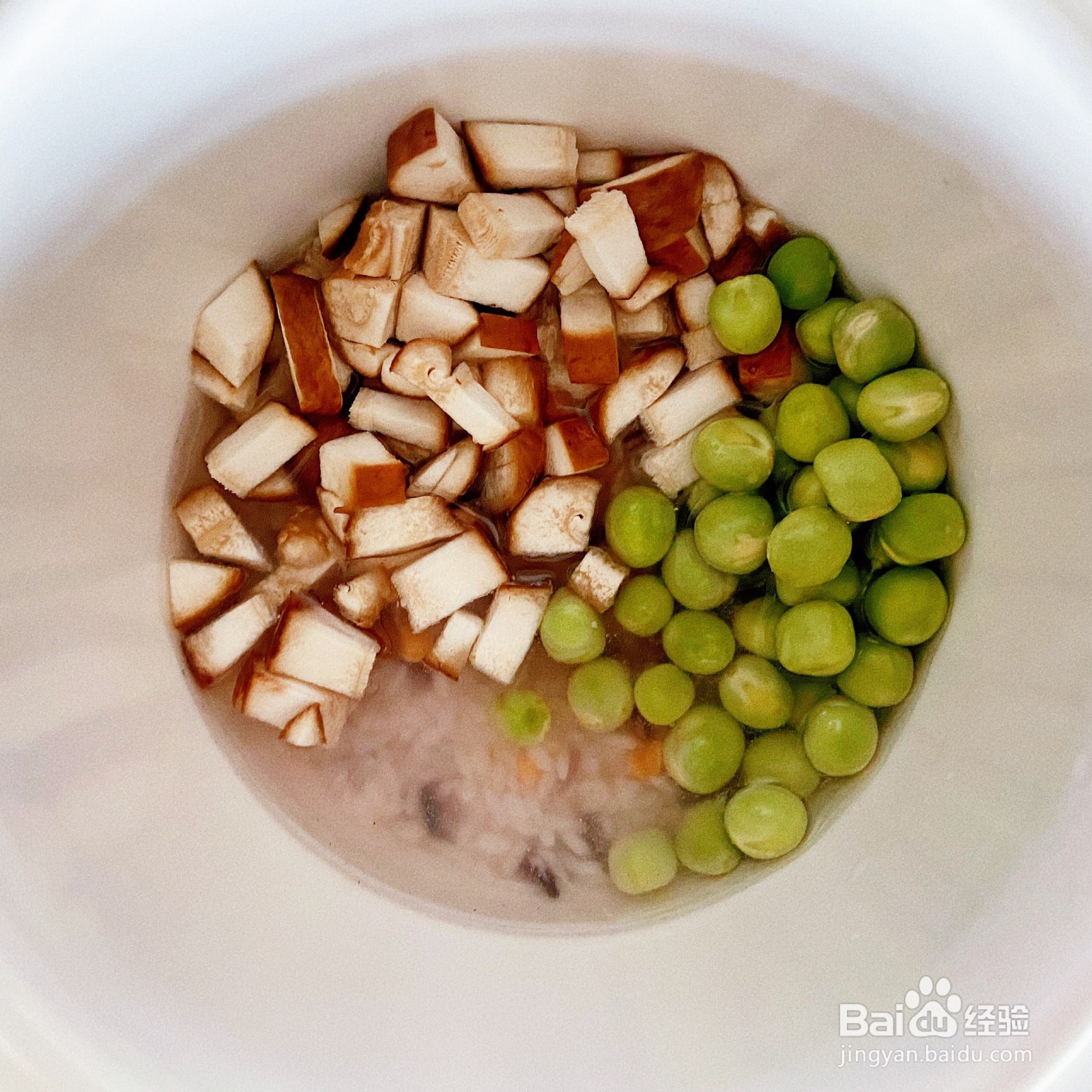 香菇青豆焖饭怎么做