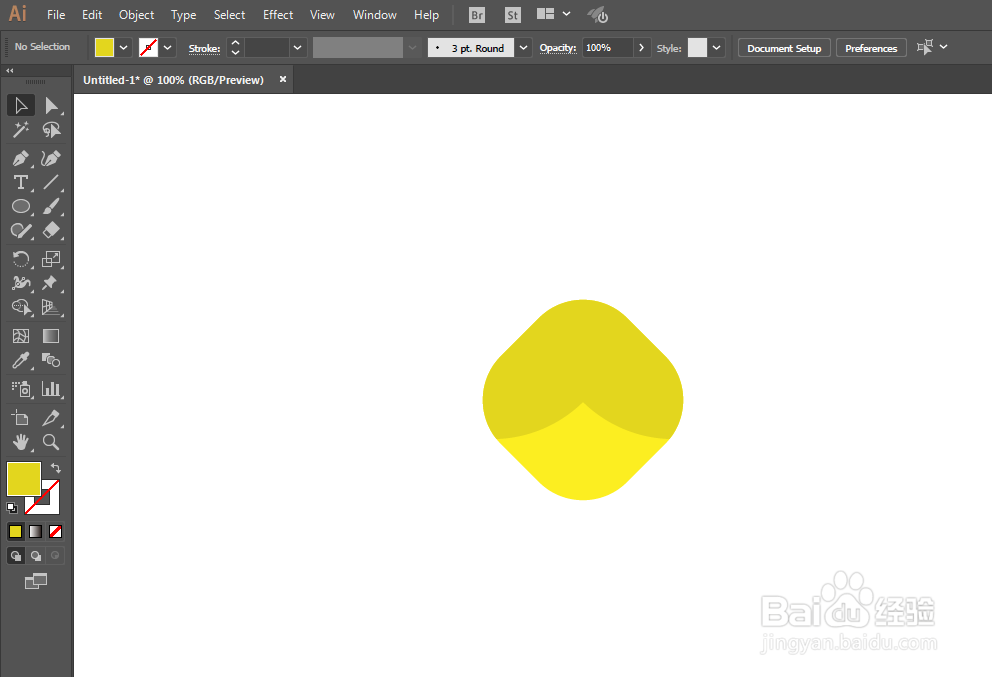 如何用ILLUSTRATOR绘制菠萝图案