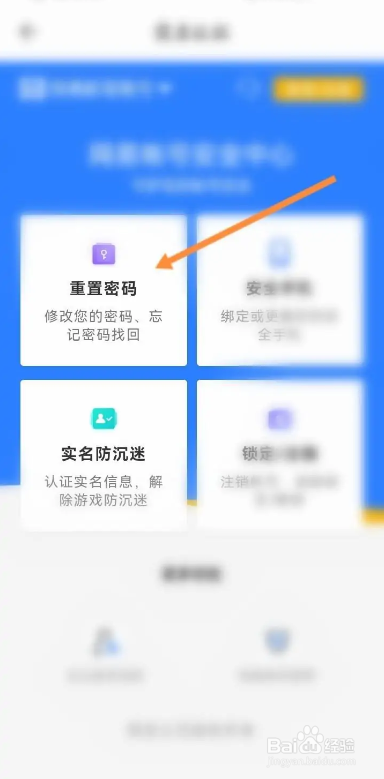 如何使用藏宝阁APP重置密码