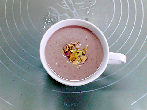 红枣开心果黑豆浆