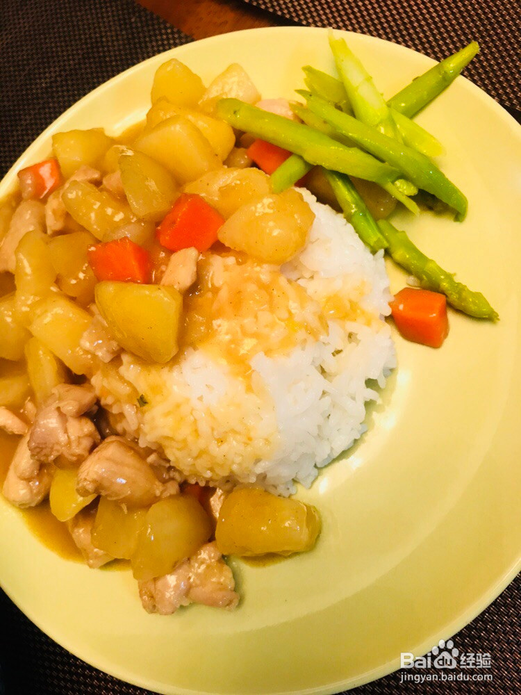 咖喱土豆鸡丁饭的做法