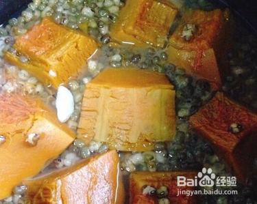 绿豆老南百合汤