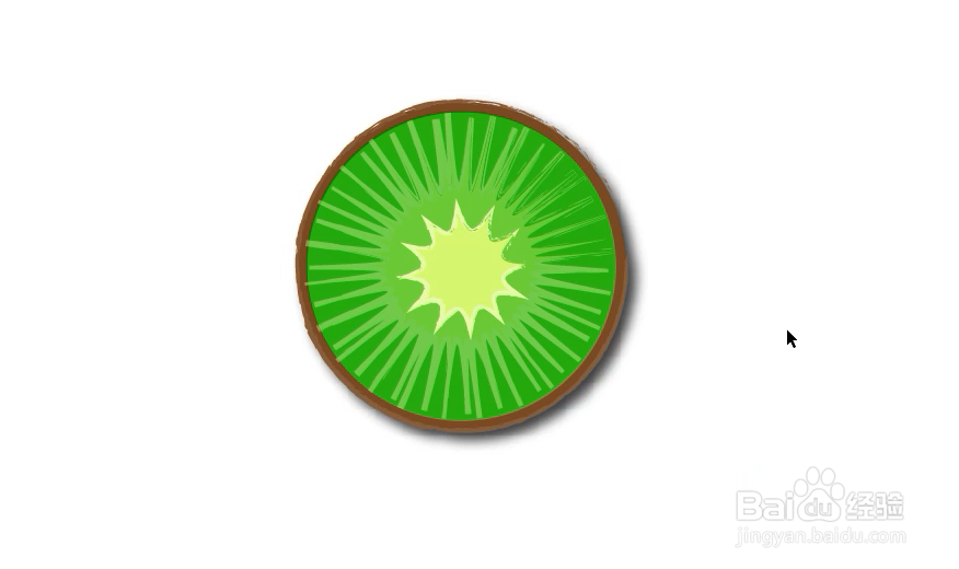 怎样绘制猕猴桃小图标