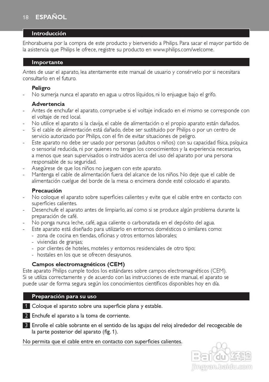 PHILIPS HD7140咖啡机使用说明:[2]