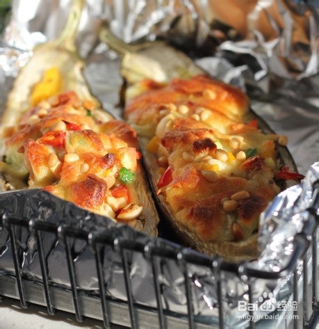 秘制私房菜 松仁奶酪焗茄子