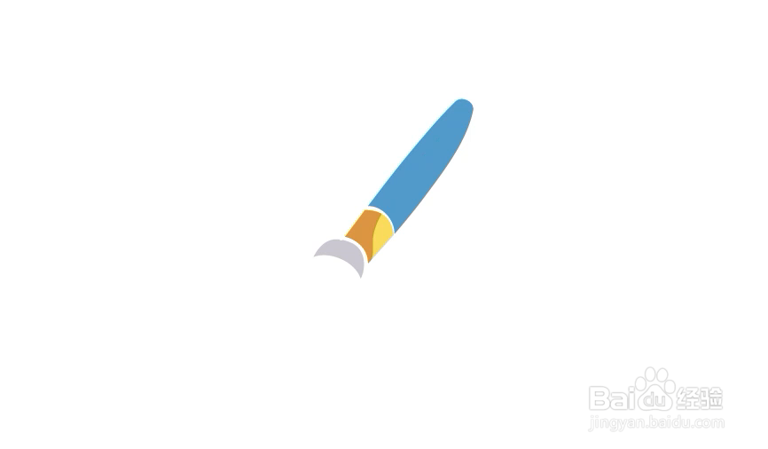 怎样在illustrator中绘制画笔小图标