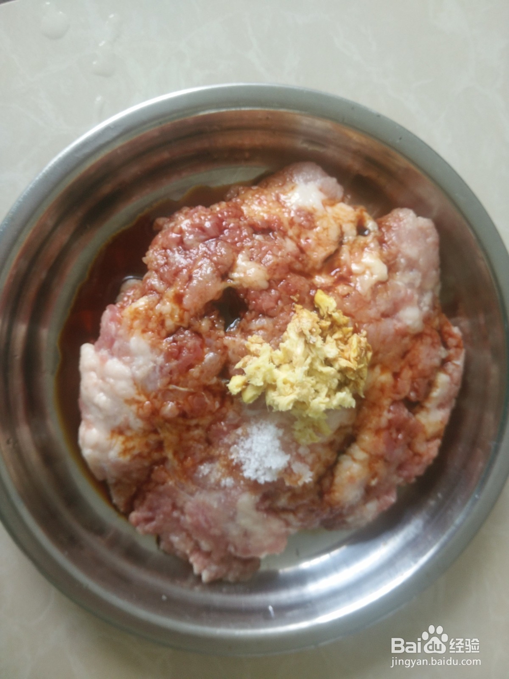 肉末镶油豆腐的做法