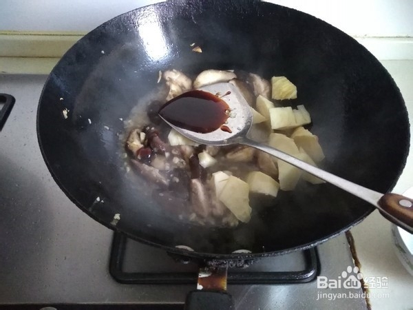 家常蚝油冬笋香菇