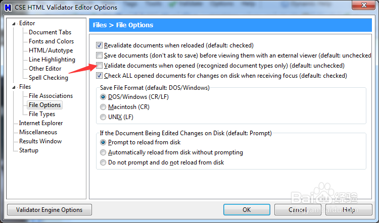 CSE Validator v14.0怎么设置打开时验证文档