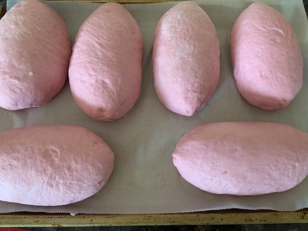 火龙果麻薯芋头欧包