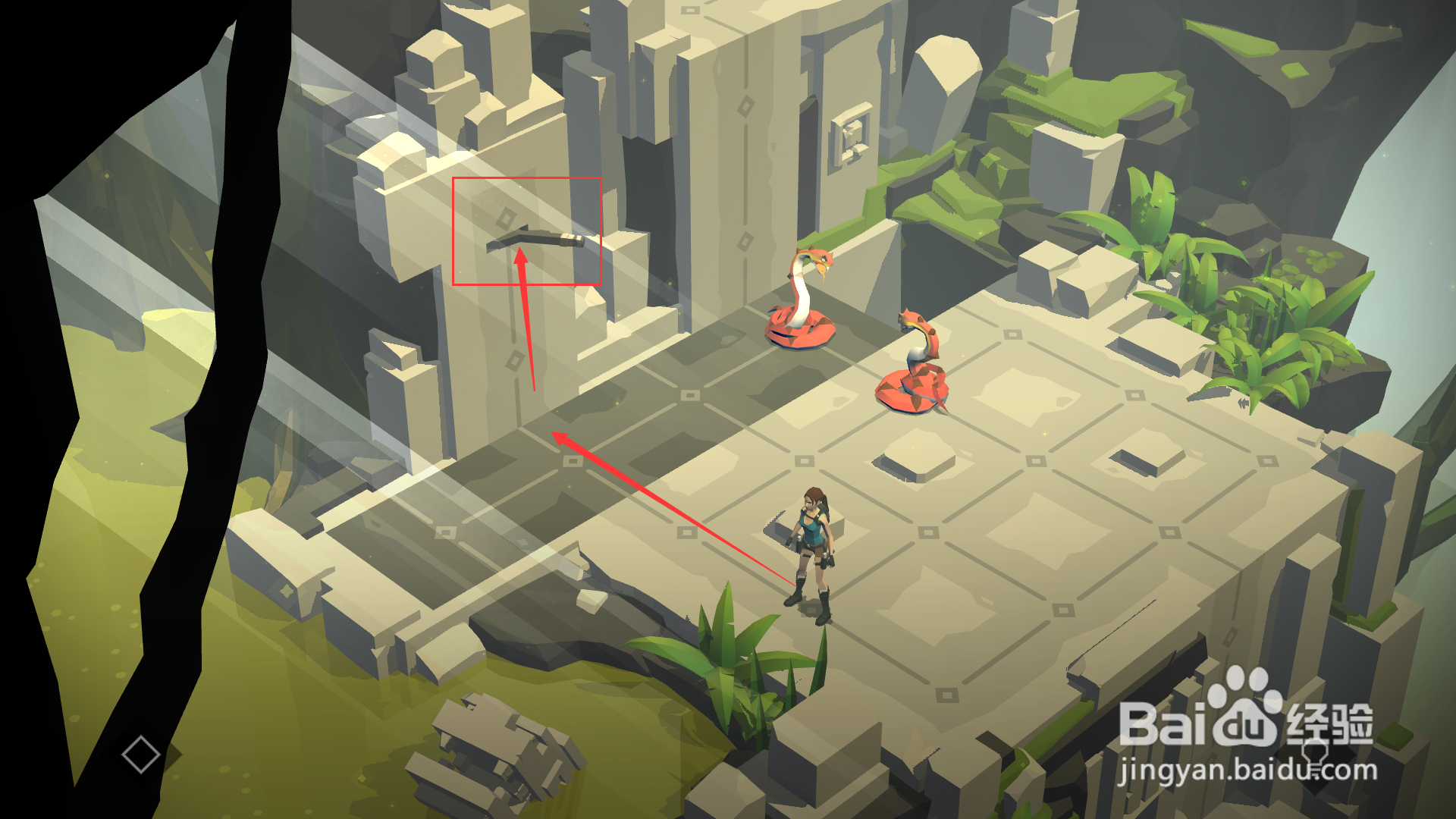 古墓丽影传说迷踪第二章第1关毒蛇沼泽攻略