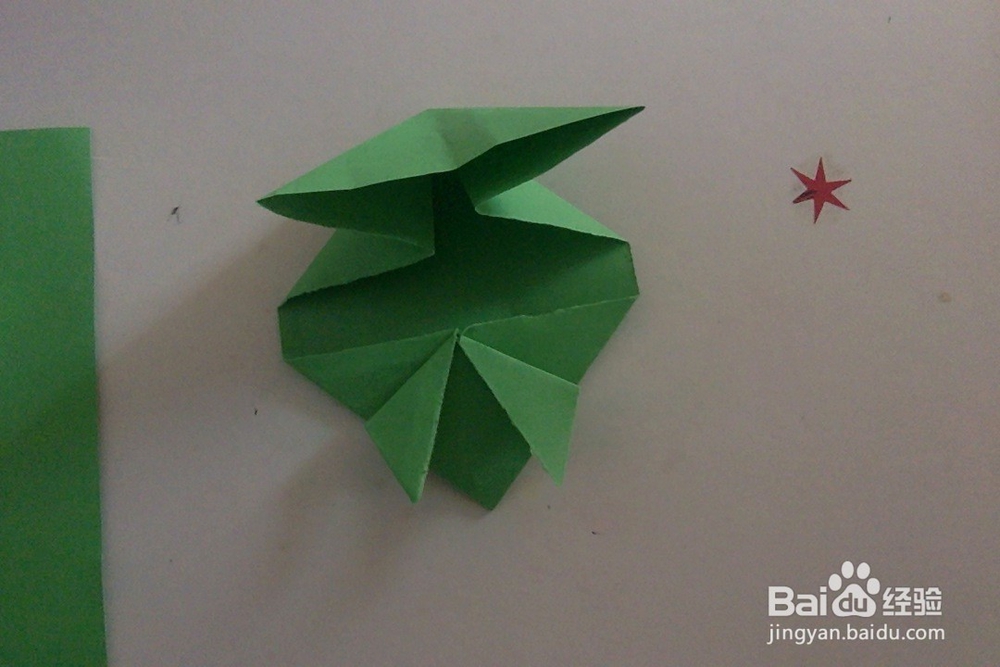 小青蛙折纸教程