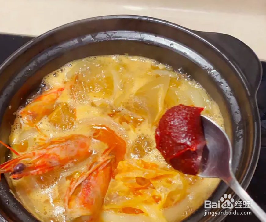 韩式石蟹豆腐锅（辣味石蟹豆腐煲）