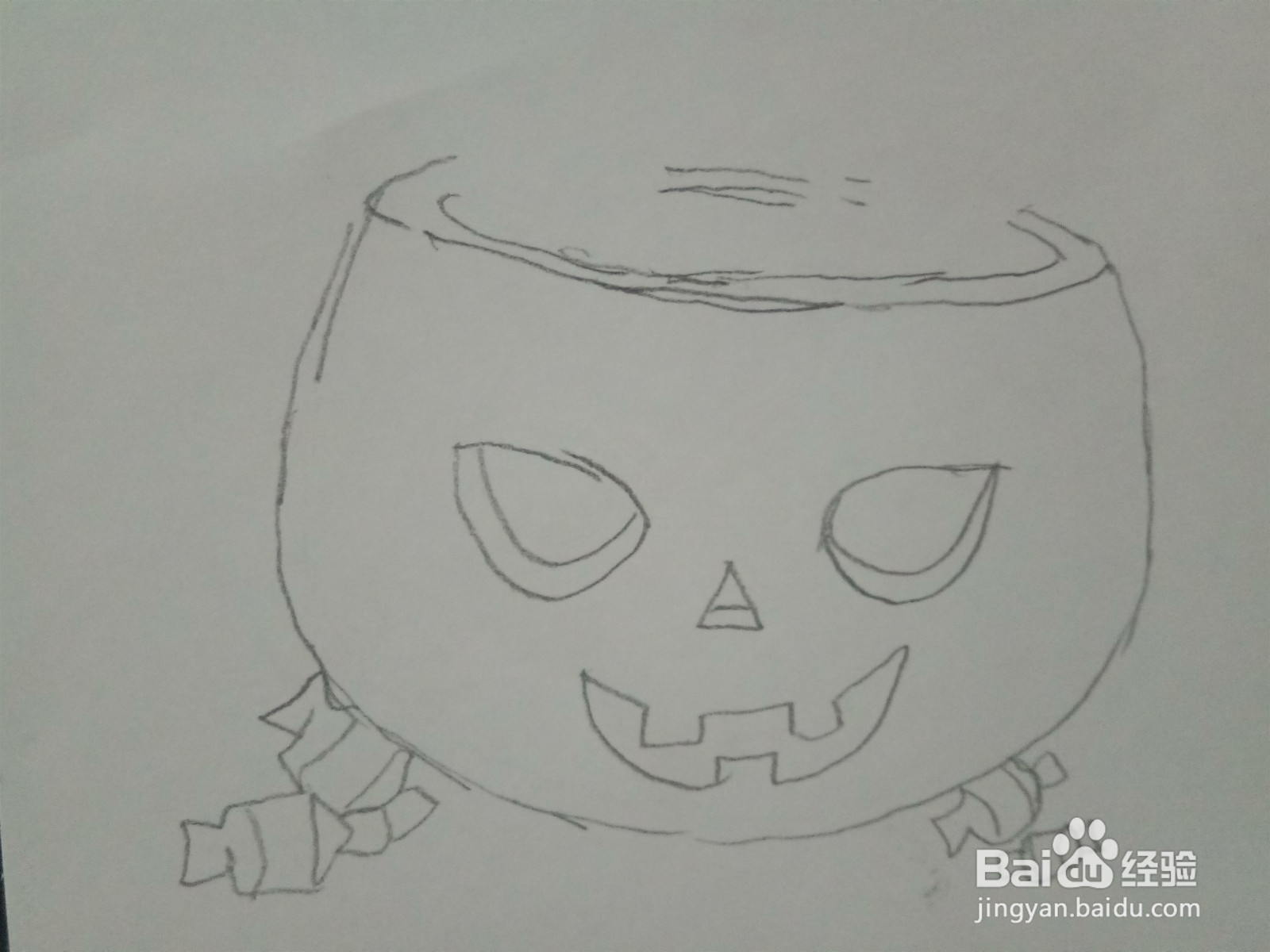 万圣节简笔画怎么画？