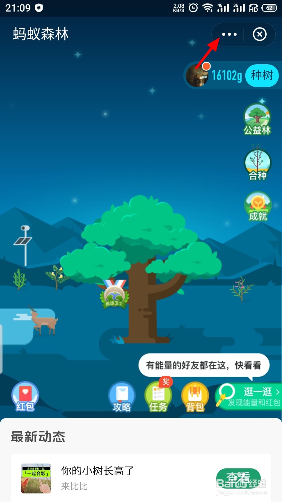 蚂蚁森林中怎么找回蚂蚁庄园的入口