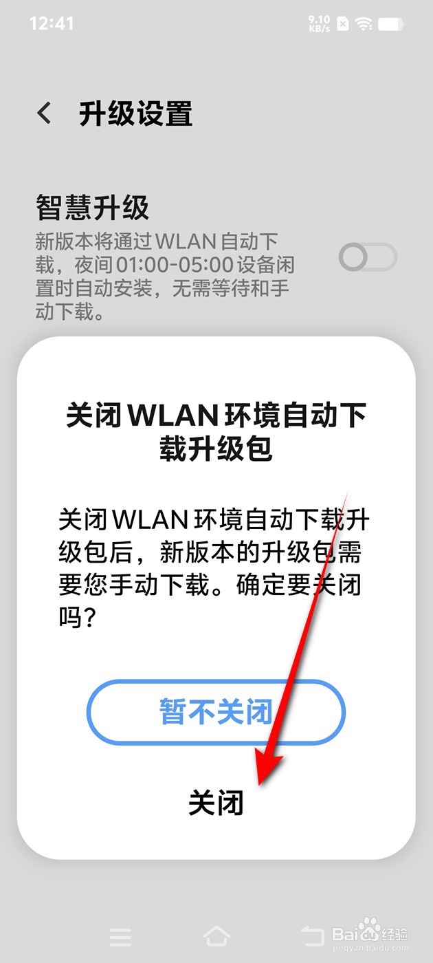 IQOO手机WLAN环境自动下载升级包怎么开启关闭